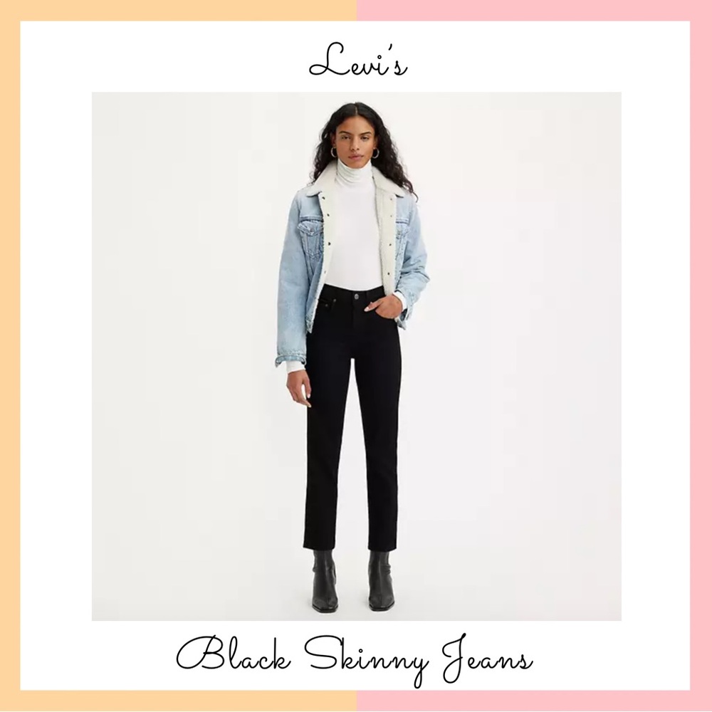 Levi’s Black 724 Skinny Jeans